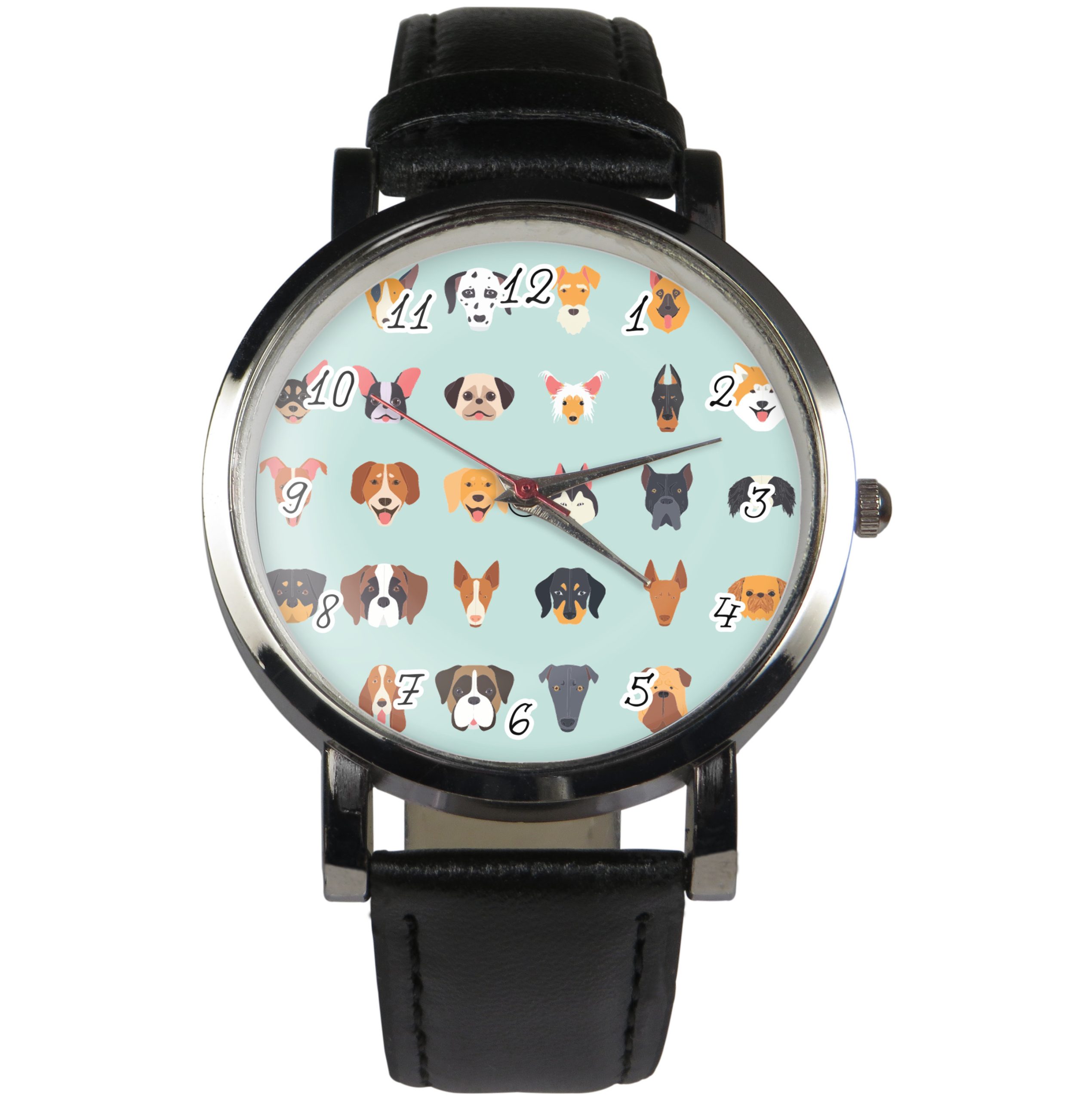 Dog lover design wristwatch